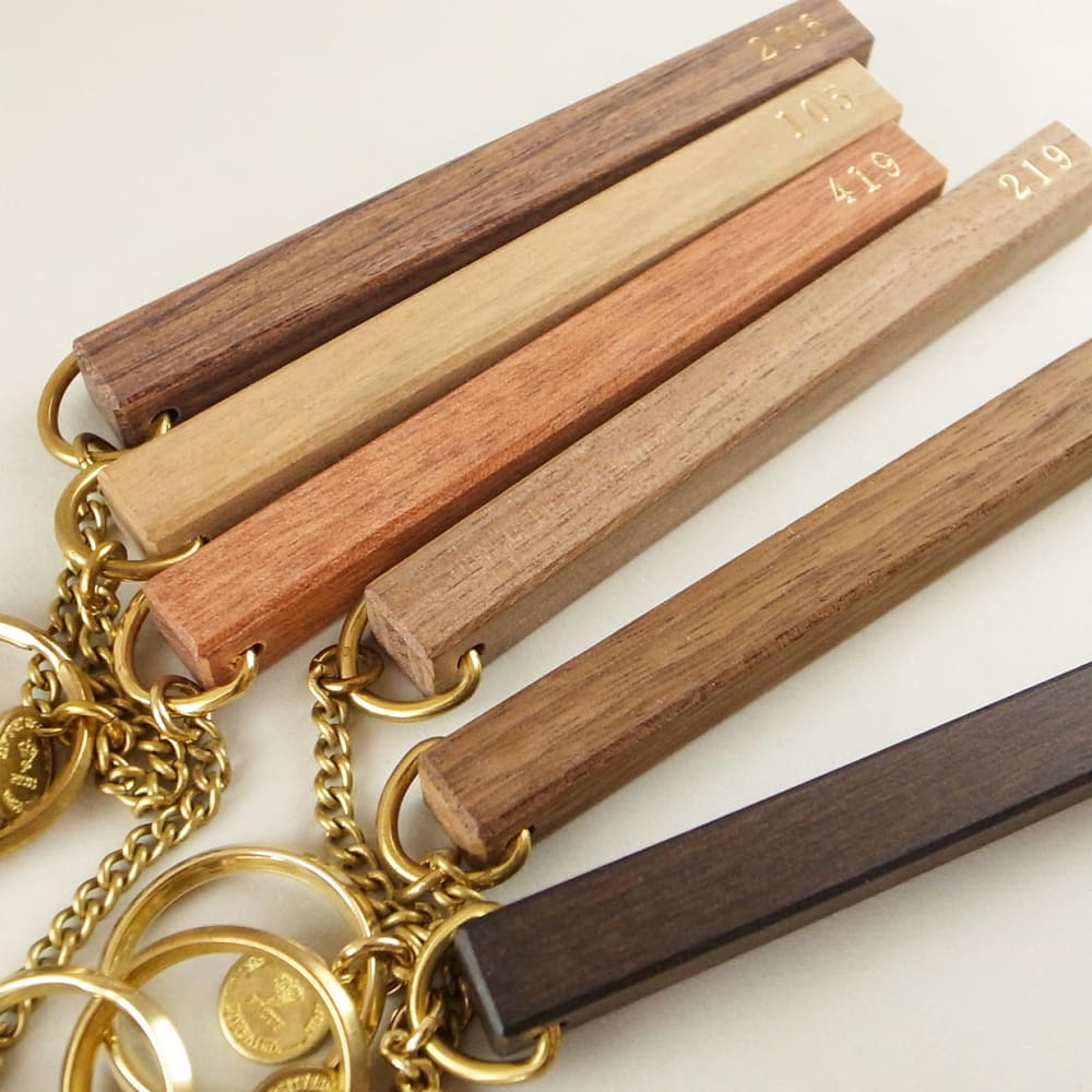 WOOD HOTEL KEY-HOLDER MERBAU - Key Holder