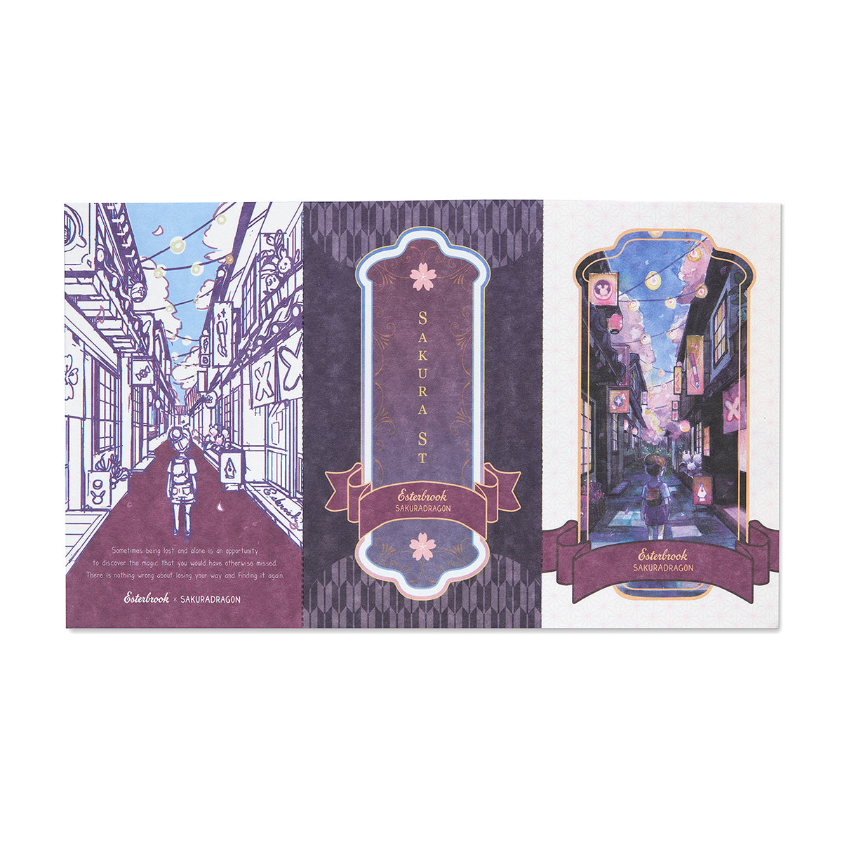 Set di 5 carte assorbenti Sakura Street