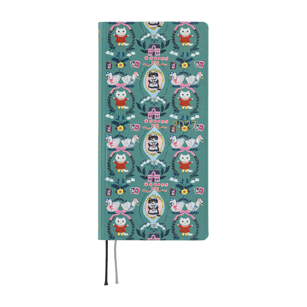 HOBONICHI Weeks Yumi Kitagishi: White Cat Wallpaper - 2027