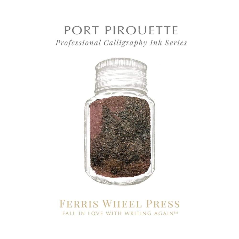 28ml Calligraphy Ink - Port Pirouette - Ink