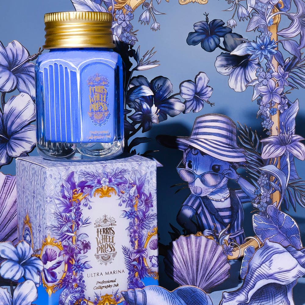 28ml Calligraphy Ink - Ultra Marina - Ink