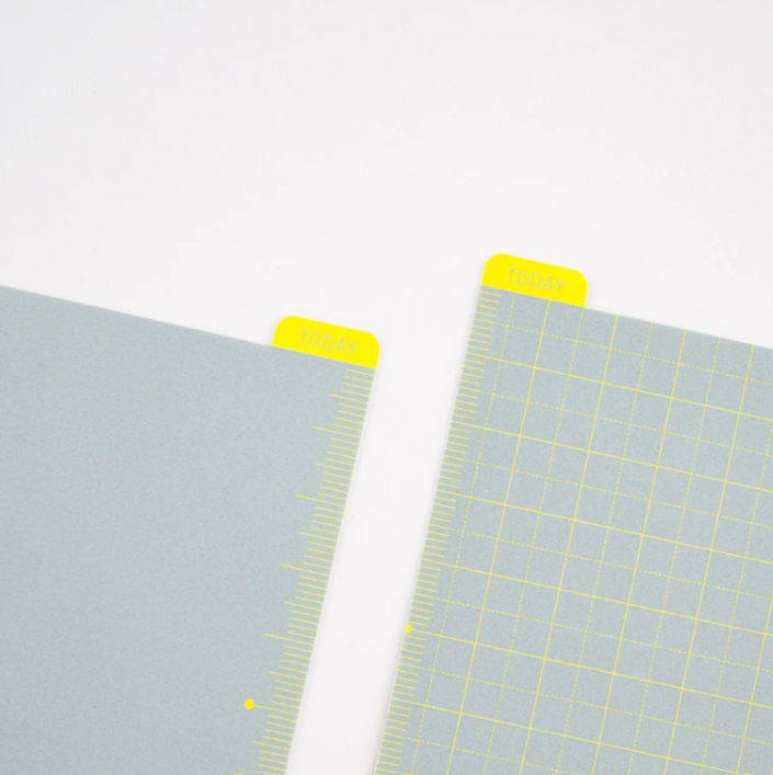 HOBONICHI Hobonichi Pencil Board for A6 Size (Ice Gray x Yellow) - 2027
