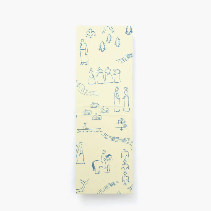 Mini copertina per biglietti d'auguri Palmehuset / Storia Avorio