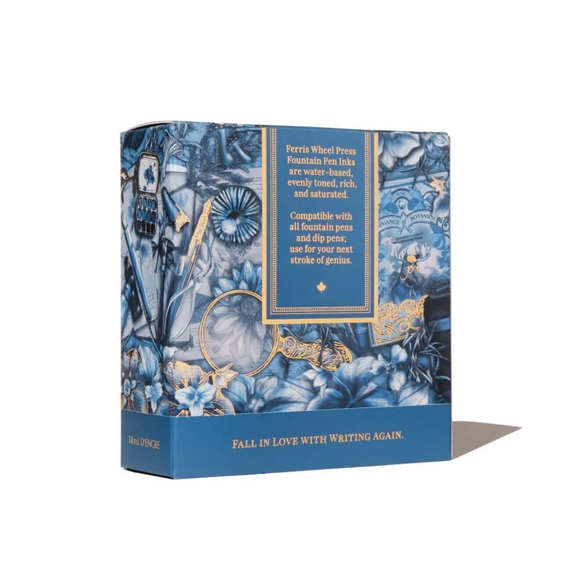 38ml Fountain Pen Ink - Bluebell Brushstrokes - Ink