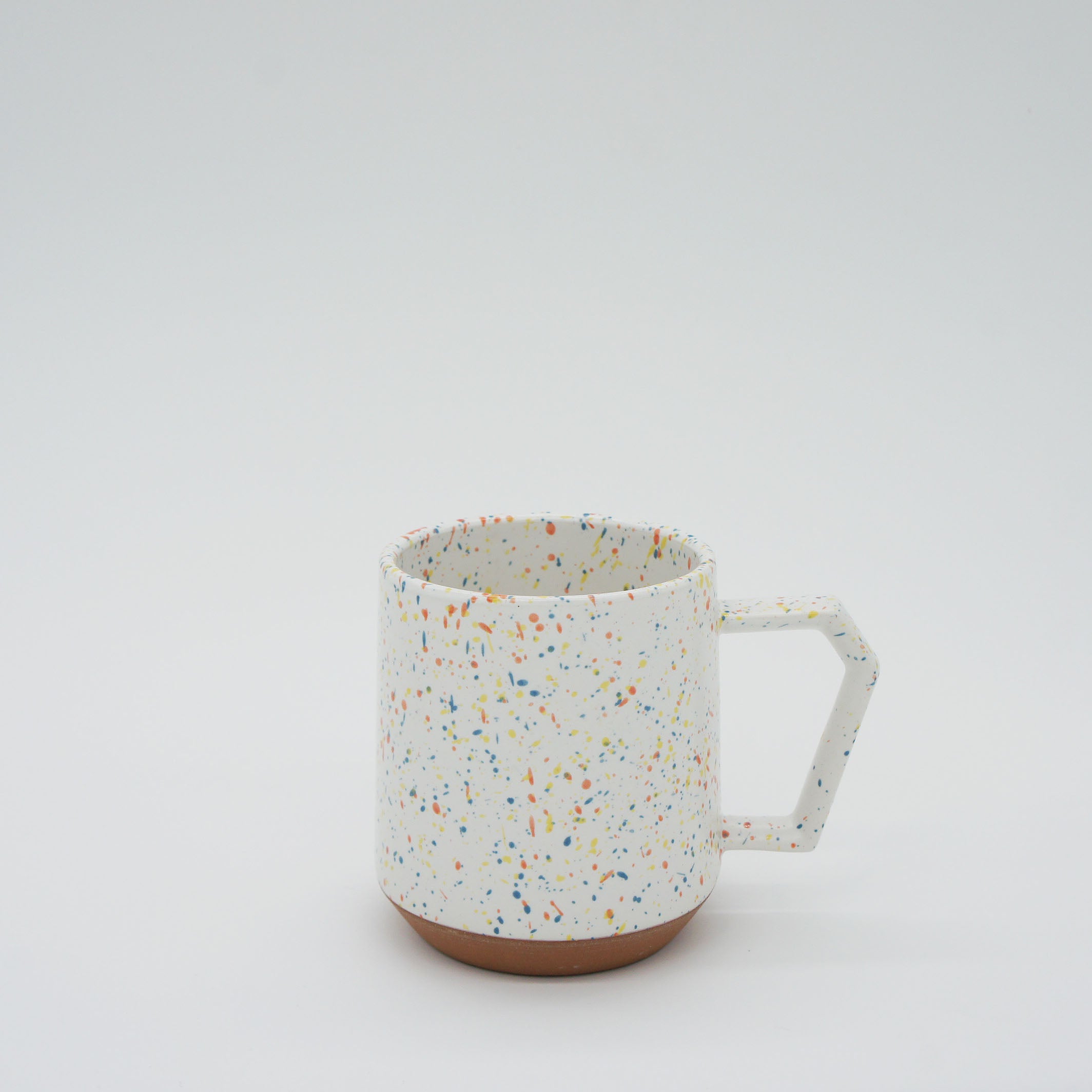 CHIPS MUG - splash white-orange