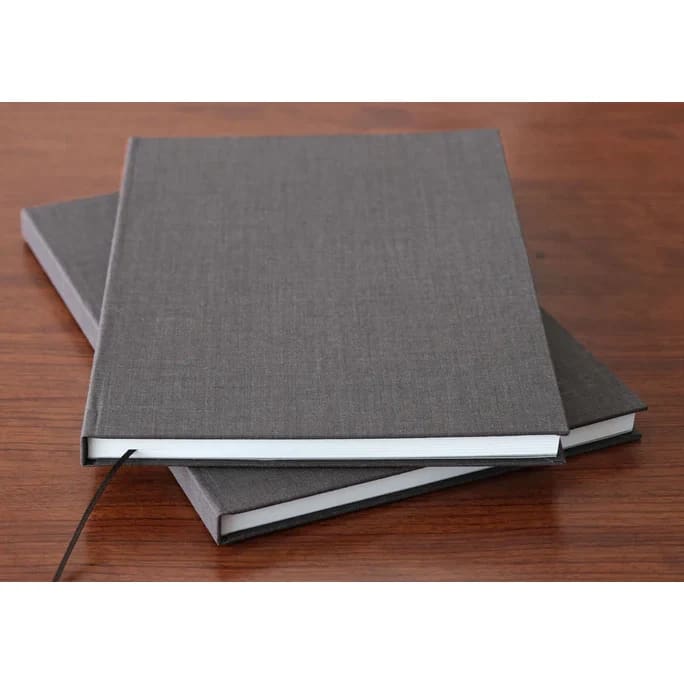 A5 notebook - Grey - Notebook