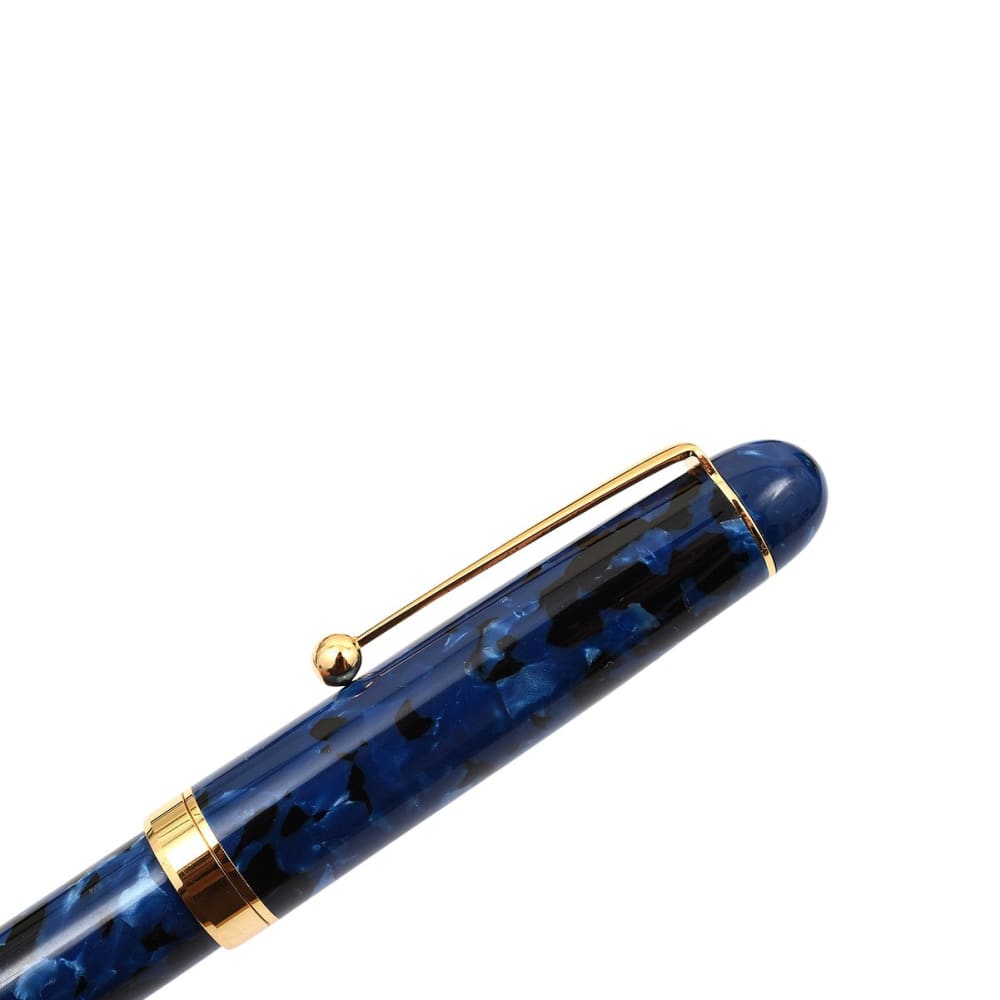 Acetate Blue Marble Fountain Pen - Fountain Pen