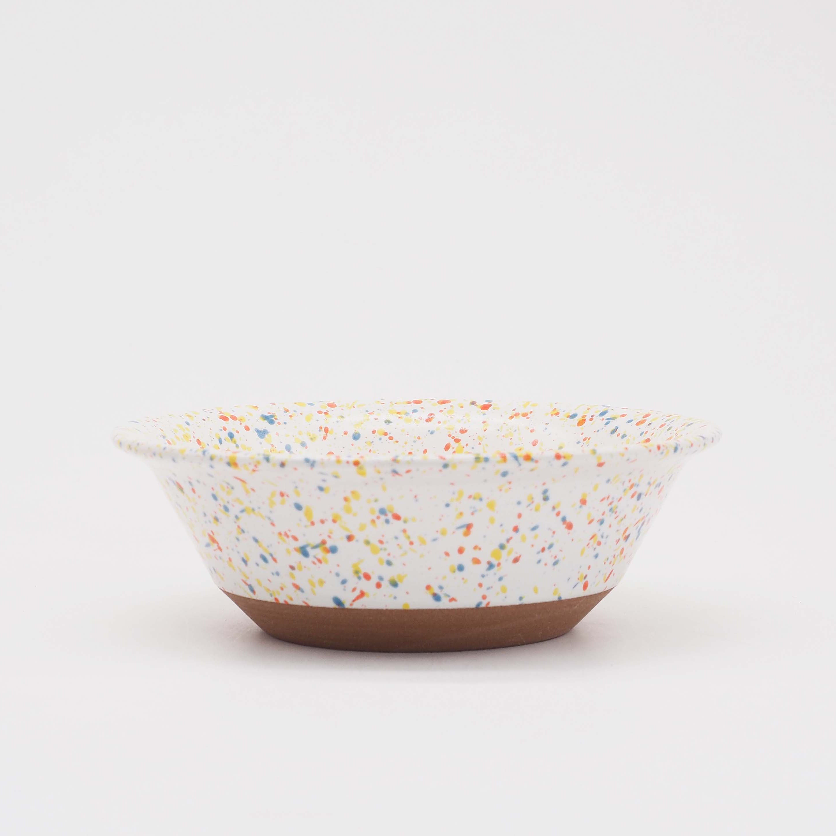 CHIPS BOWL - splash white-orange