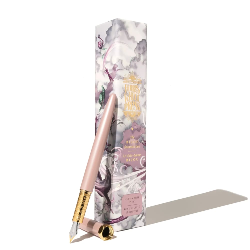 Penna a inchiostro Bijou - Rosa Puffin Puff - Fine