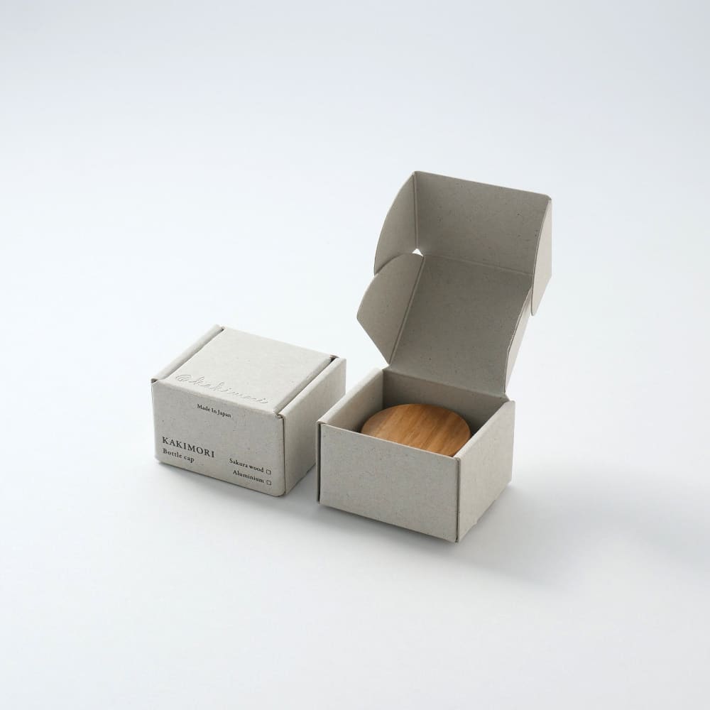 Bottle cap Sakura wood - Ink