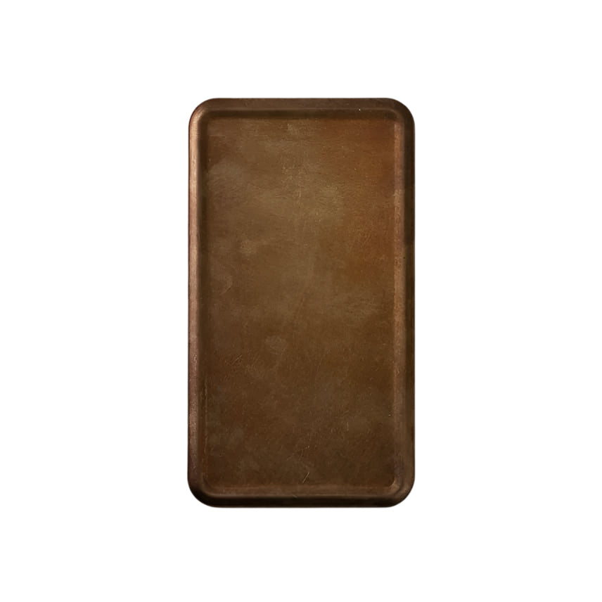 BRASS 2WAY FLAT TRAY - RUST - PLATE