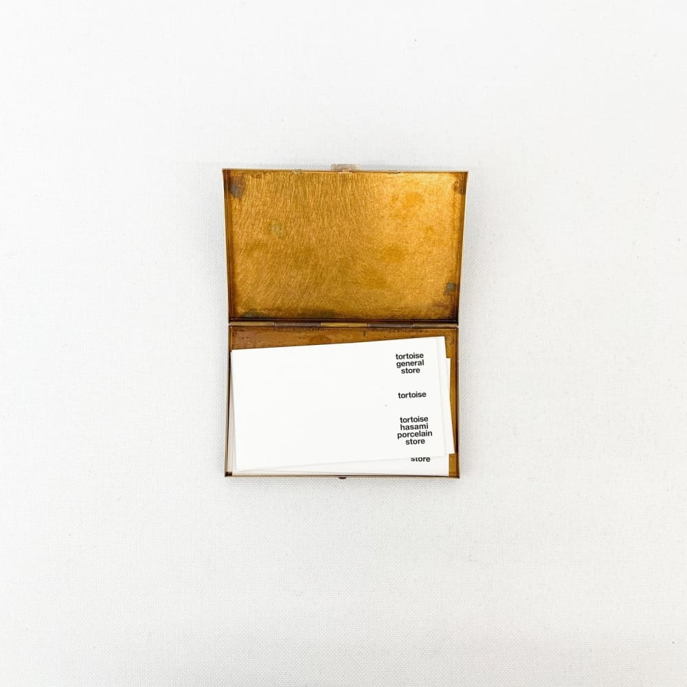 BRASS CARDCASE RUST - Cardcase