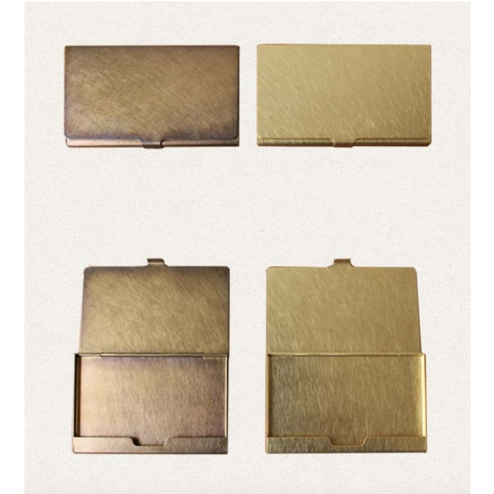 BRASS CARDCASE SOLID - Cardcase