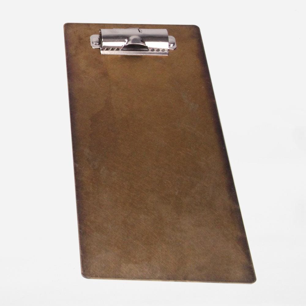 BRASS CLIP BOARD RUST - Clip Board