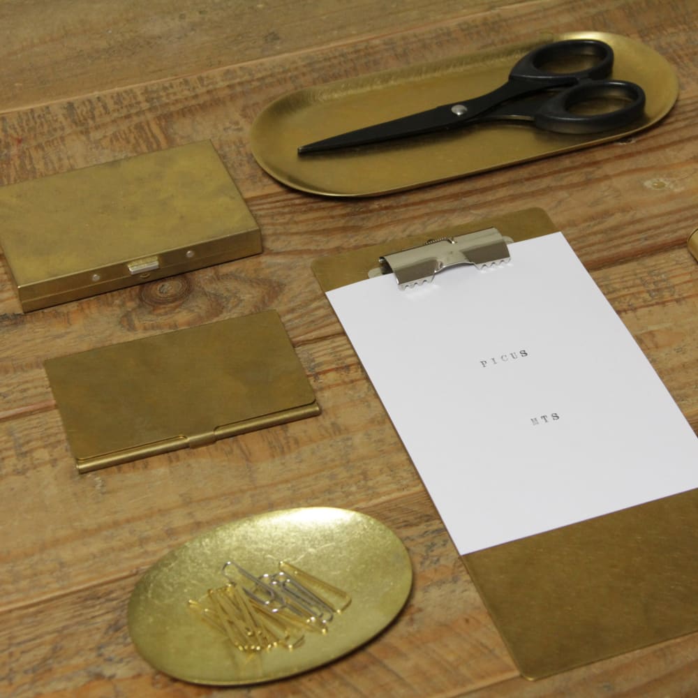 BRASS CLIP BOARD SOLID - Clip Board