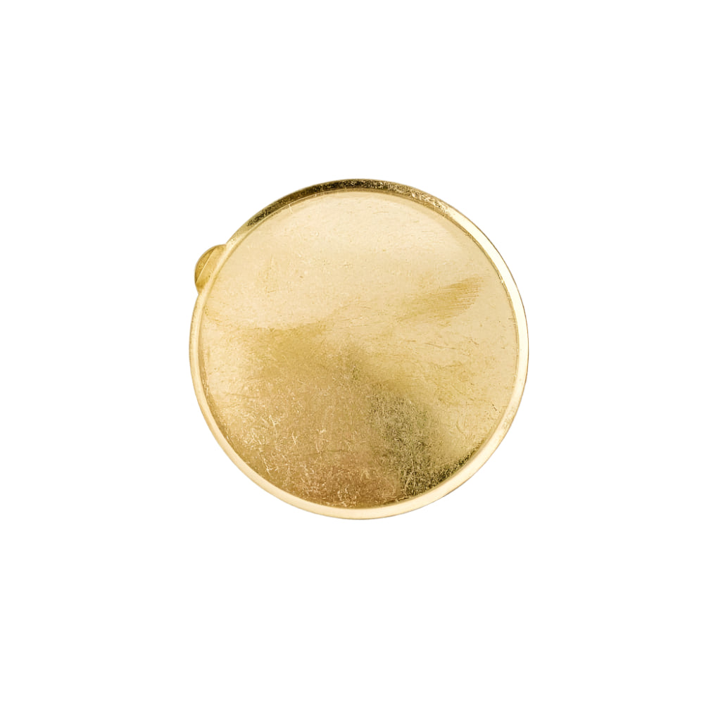 BRASS GRIP CIRCLE PLATE SOLID BRASS - Plate