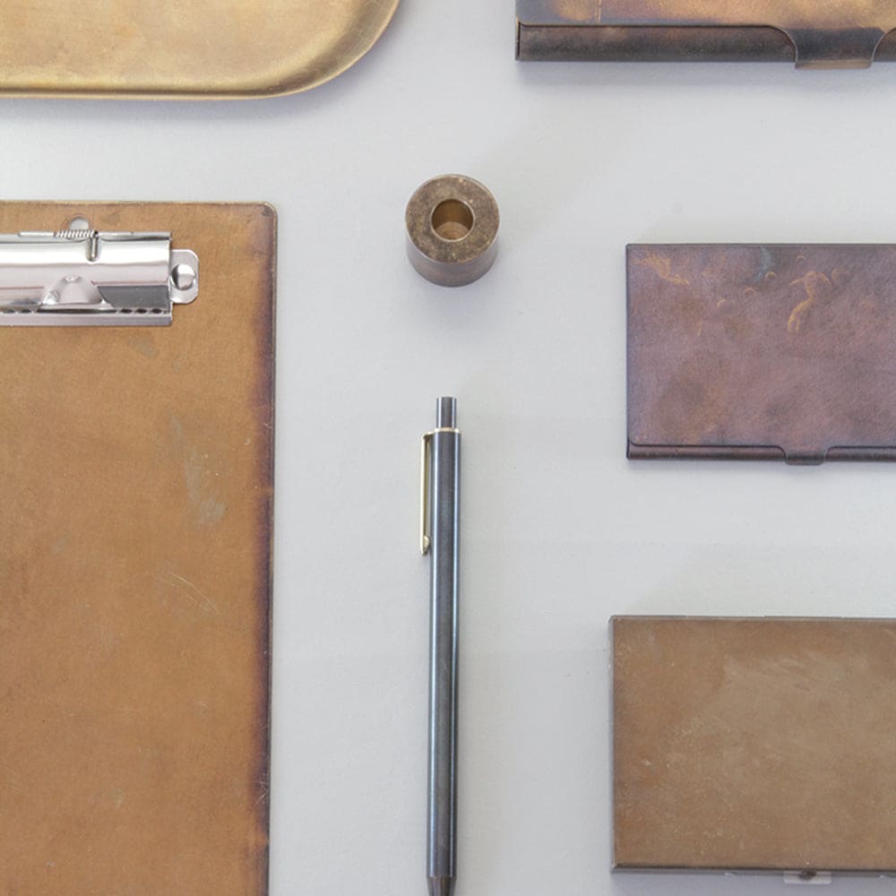 BRASS PEN CASE RUST - Pen Case