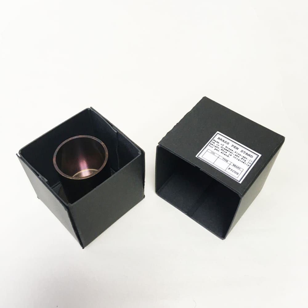 BRASS PEN STAND 02 RUST - Pen Stand