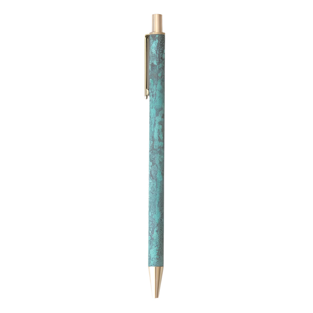 BRASS RETRACTABLE PEN HANMON ROKUSHOU - Ballpoint Pen