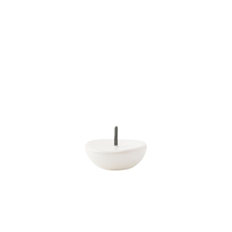 Ceramic Candle Holder EN Circle White - Candles