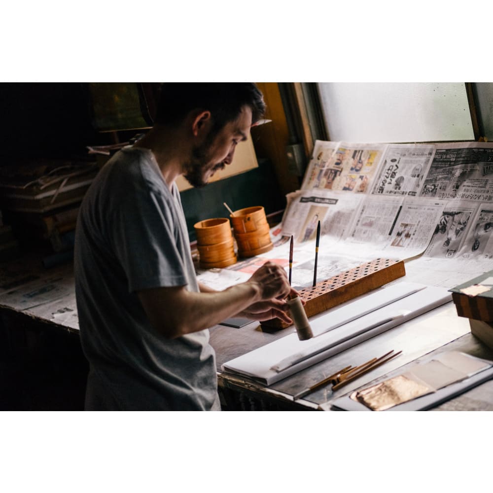 Classic Renaissance- YAKIHAKU Desk Fountain Pen(Heritage-M)