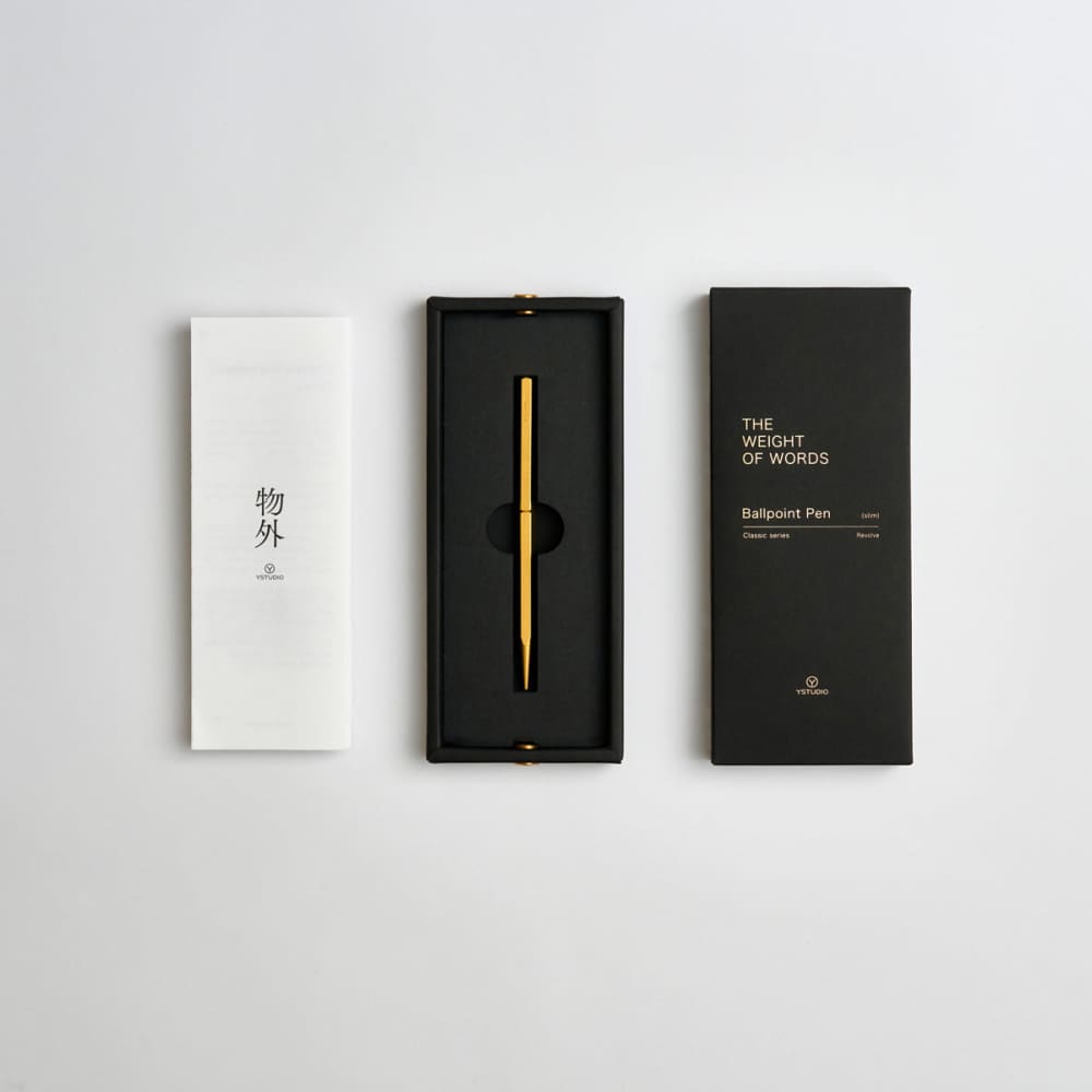 Classic Revolve-Slim Ballpoint Pen(Brass) - Ballpoint Pen