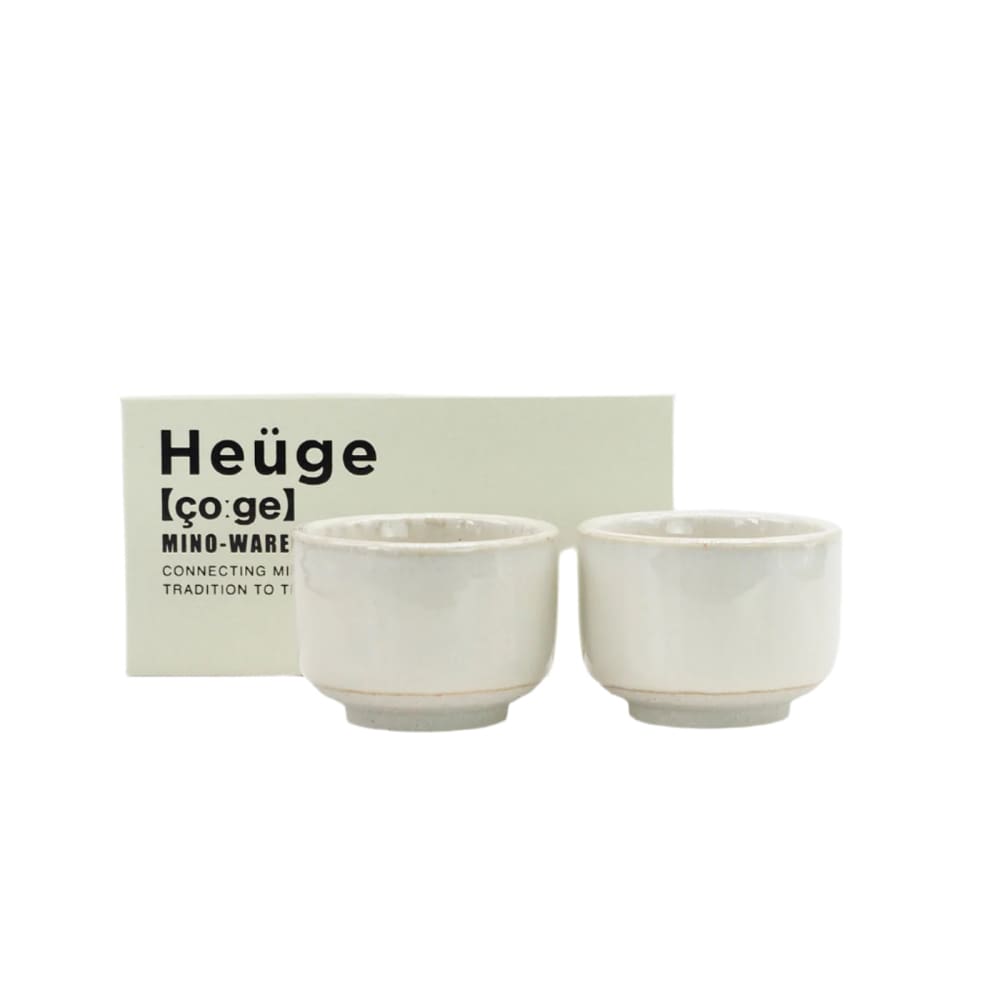 Set di 2 tazze da sake - Heuge - Shino