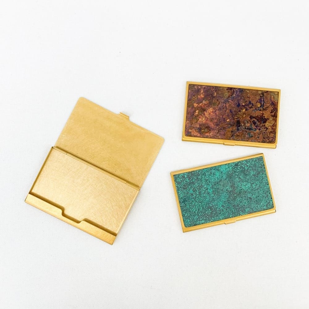 CORROSION BRASS CARD CASE HANMON KUJYAKU - Cardcase