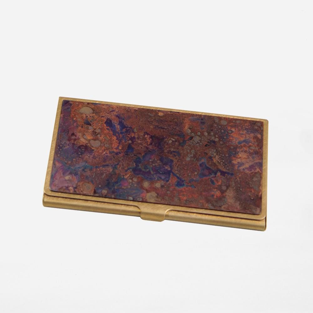 CORROSION BRASS CARD CASE HANMON KUJYAKU - Cardcase