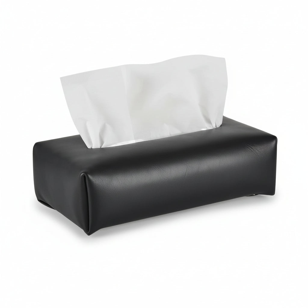 COPERTURA PER FAZZOLETTI (pelle oliata) nero