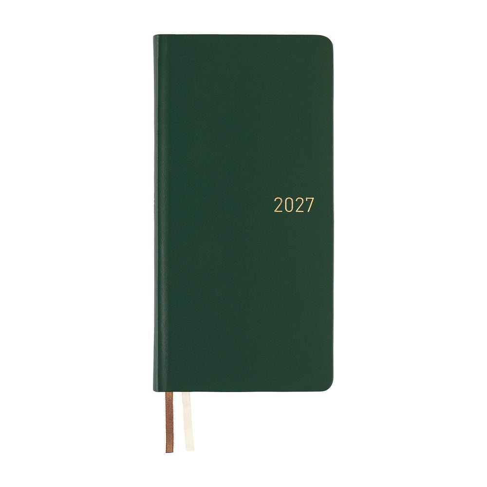 HOBONICHI Weeks Leather: Forest Green - 2027