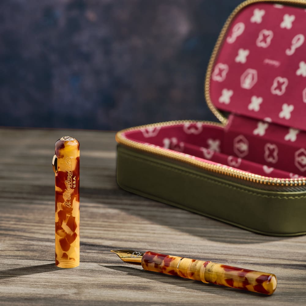 Esterbrook Niblet Tortoise / GT FP - F - Fountain Pen