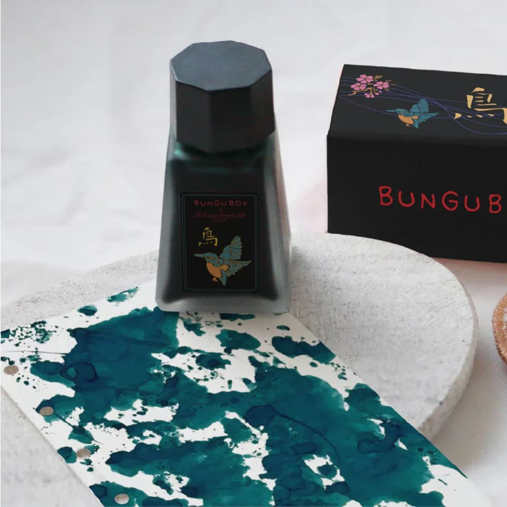Esterbrook x BUNGU Box Kingfisher Edition Ink Bottle - Teal