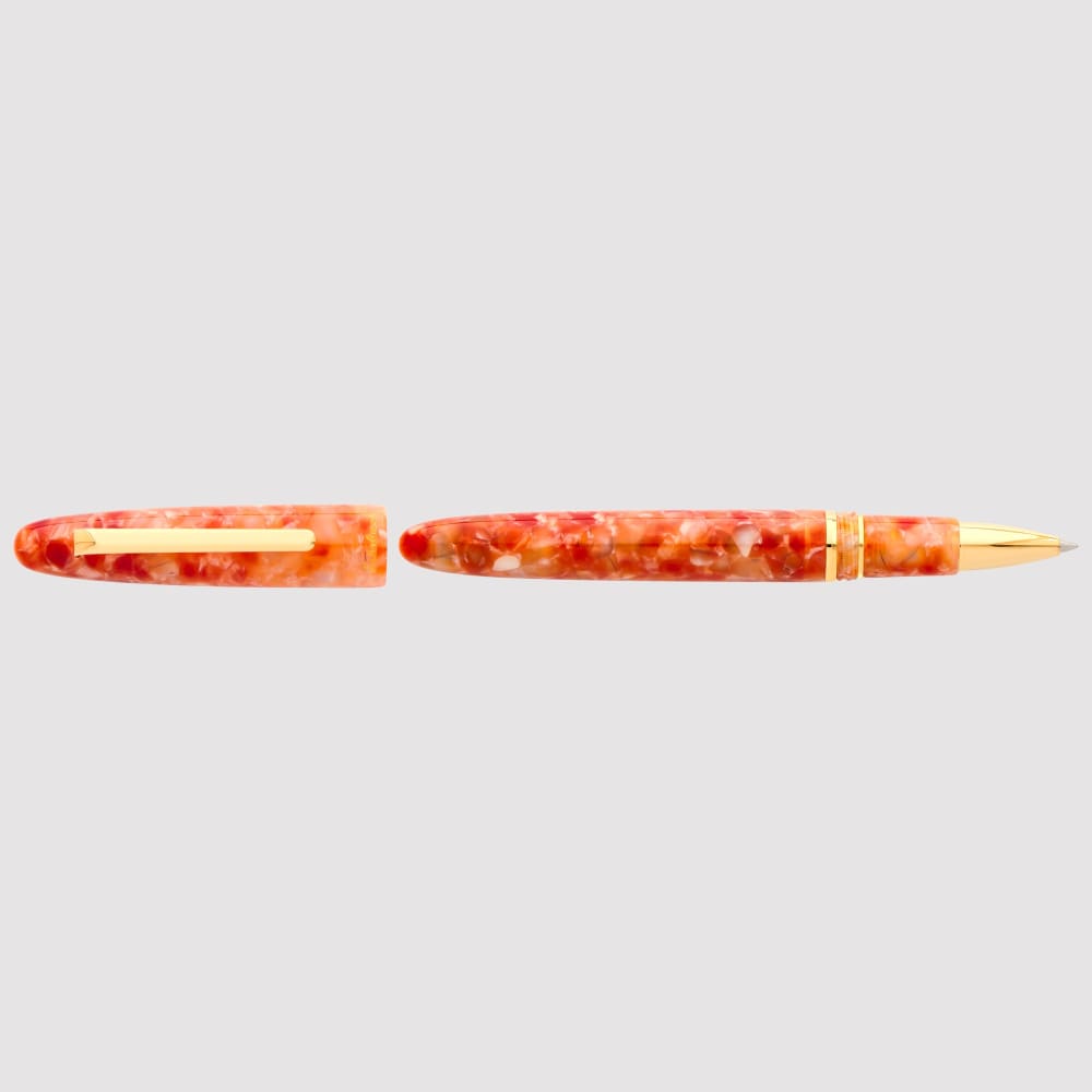 Estie Petrified Forest Rollerball con rifinitura oro