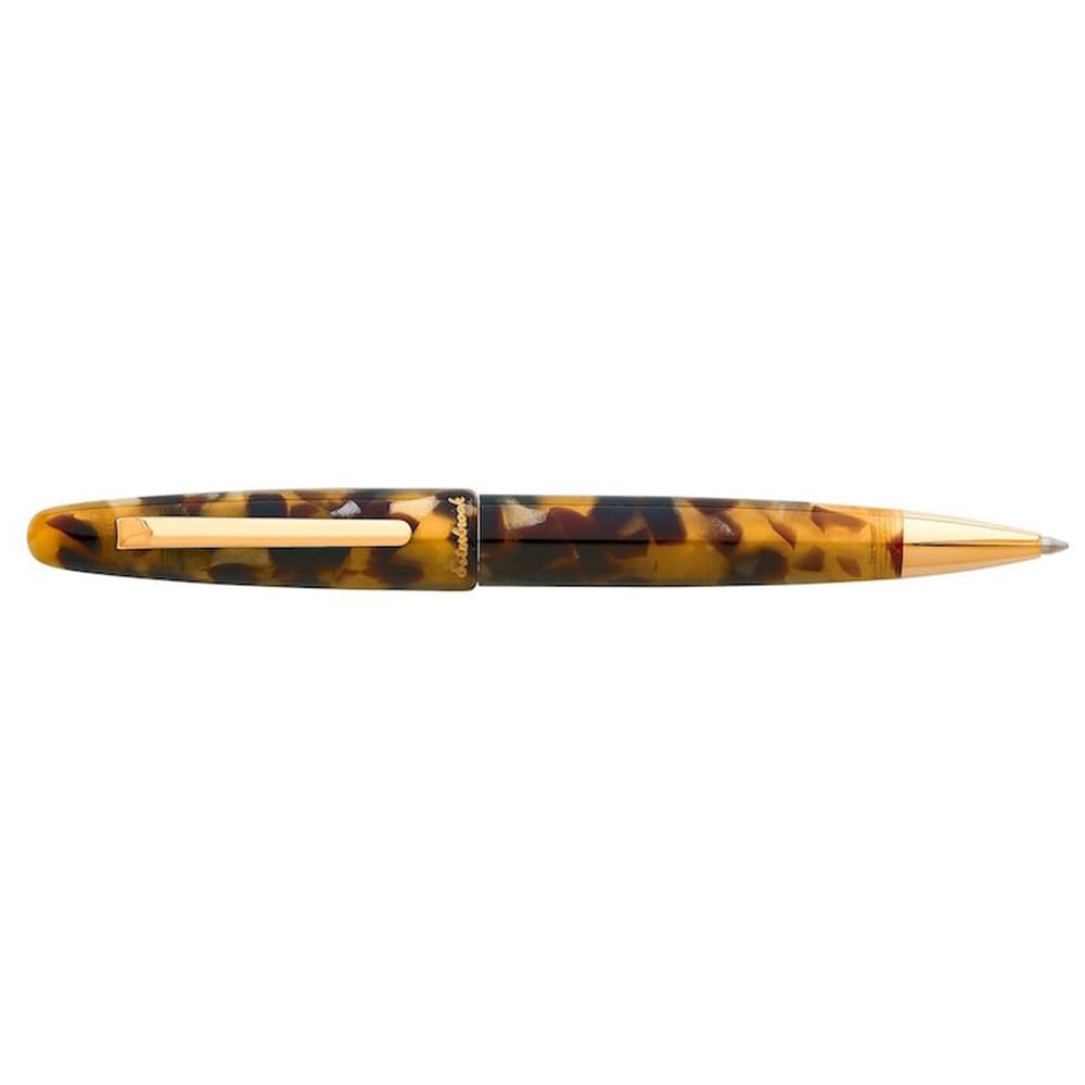 Estie Tortoise / Gold Trim Ballpoint pen - Ballpoint Pen