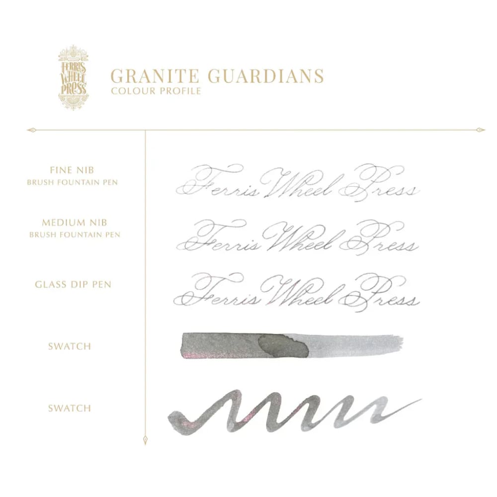 Ferritales 10ml Fountain Pen Ink - Granite Guardians - Ink