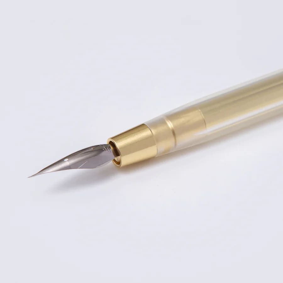 Glamour Evolve - Elemental Dip Pen - Brass Gold - Nib holder