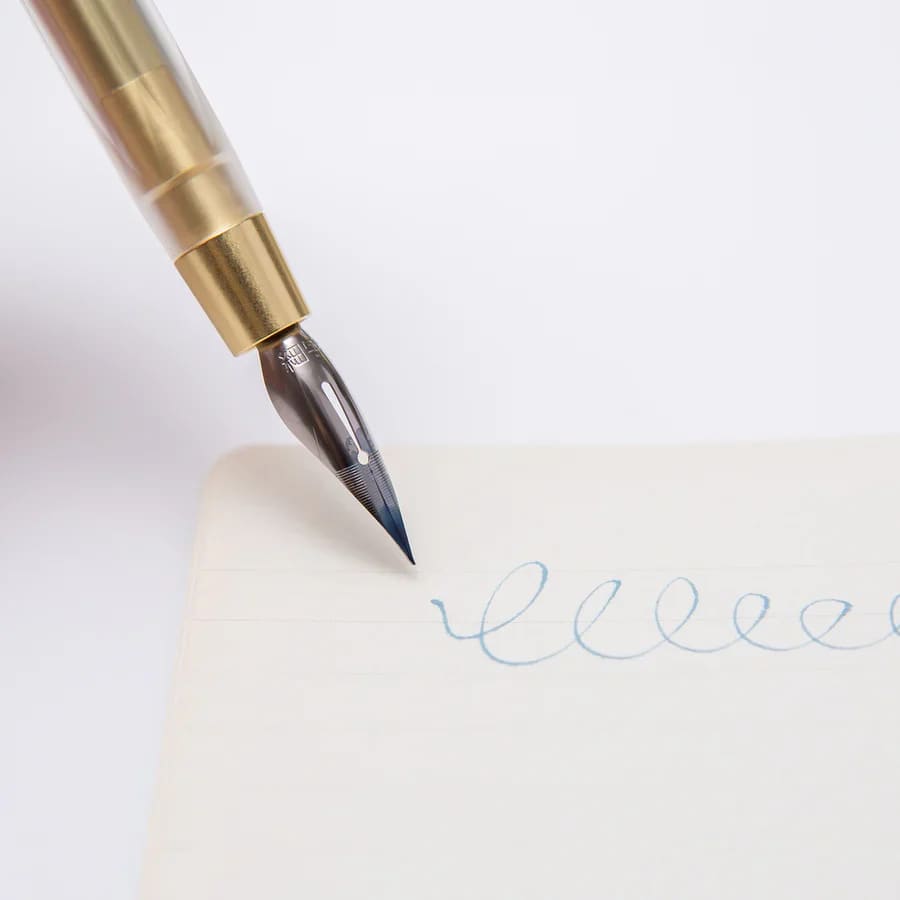Glamour Evolve - Elemental Dip Pen - Brass Gold - Nib holder