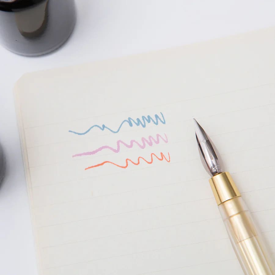 Glamour Evolve - Elemental Dip Pen - Brass Gold - Nib holder