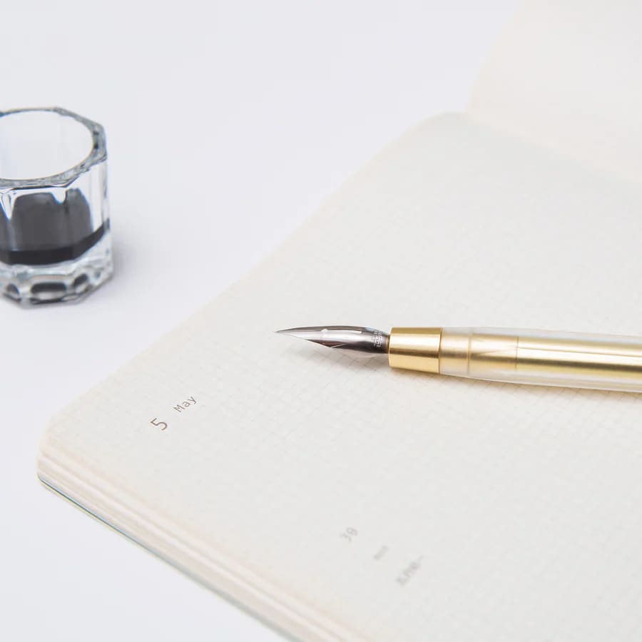 Glamour Evolve - Elemental Dip Pen - Brass Gold - Nib holder