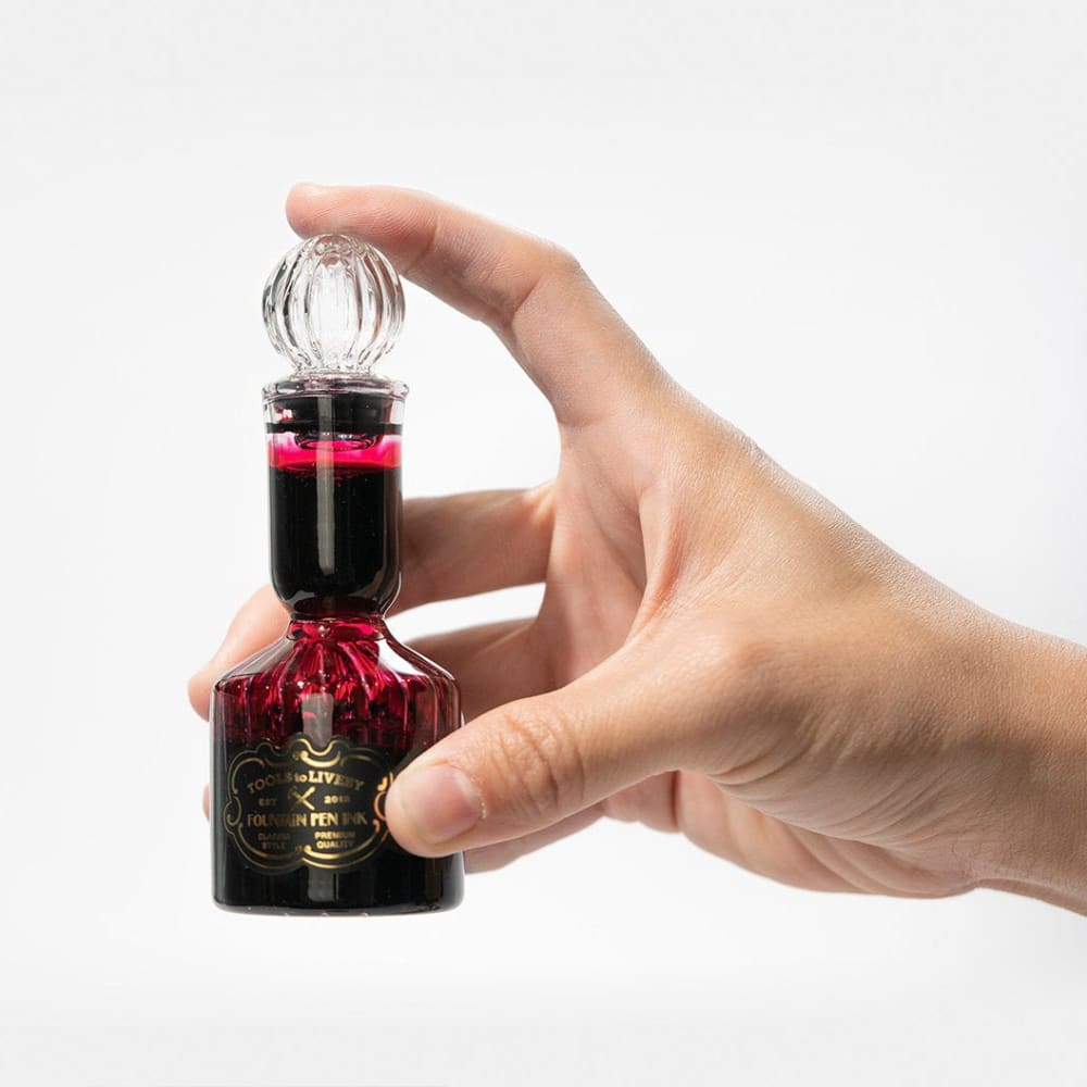 glass bottle ink / green - Ink