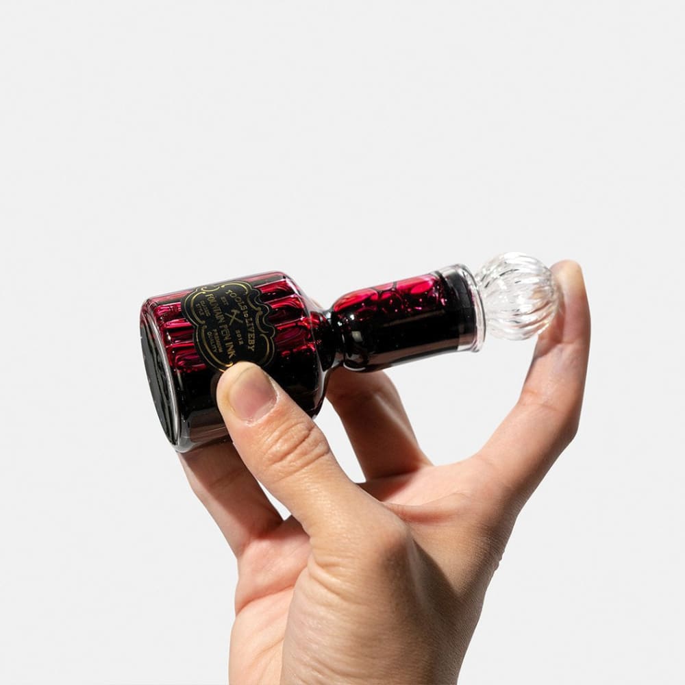 glass bottle ink / green - Ink