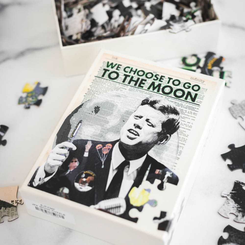 JFK Moon Puzzle - Fountain Pen