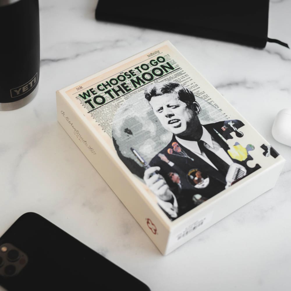 JFK Moon Puzzle - Fountain Pen