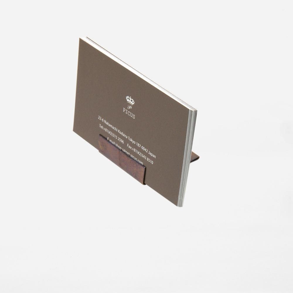 LETTER & PHOTO STAND BRASS RUST - Picture Stand