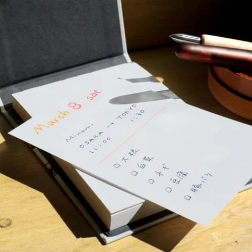 Mini note cover Palmehuset / History Ivory - Notebook