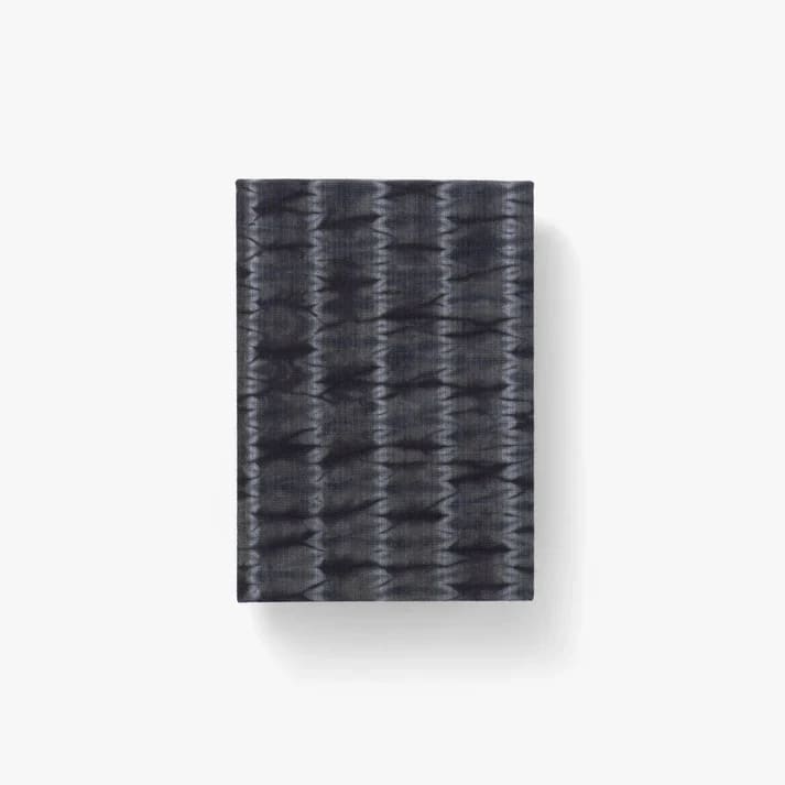 Mini note cover Y. & SONS / Katakai shibori stripe