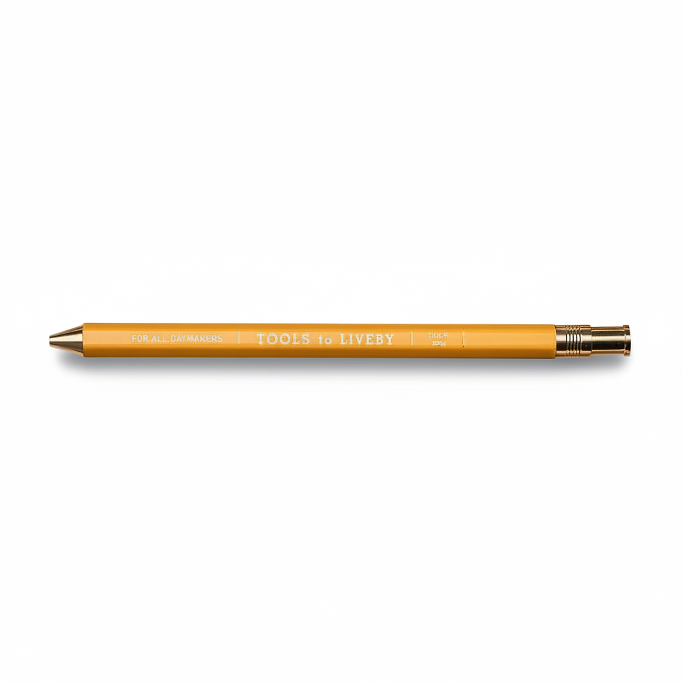 Penna a sfera - Legno - Giallo