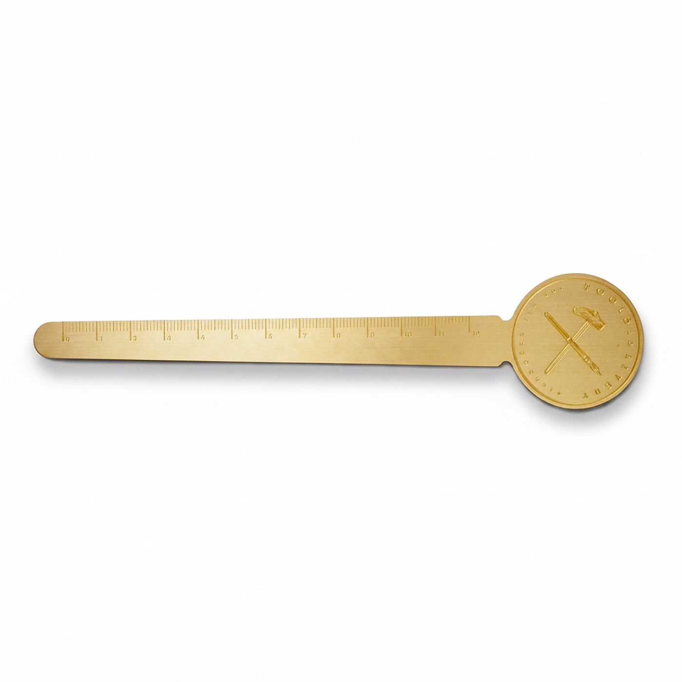 Righello con segni - Ottone