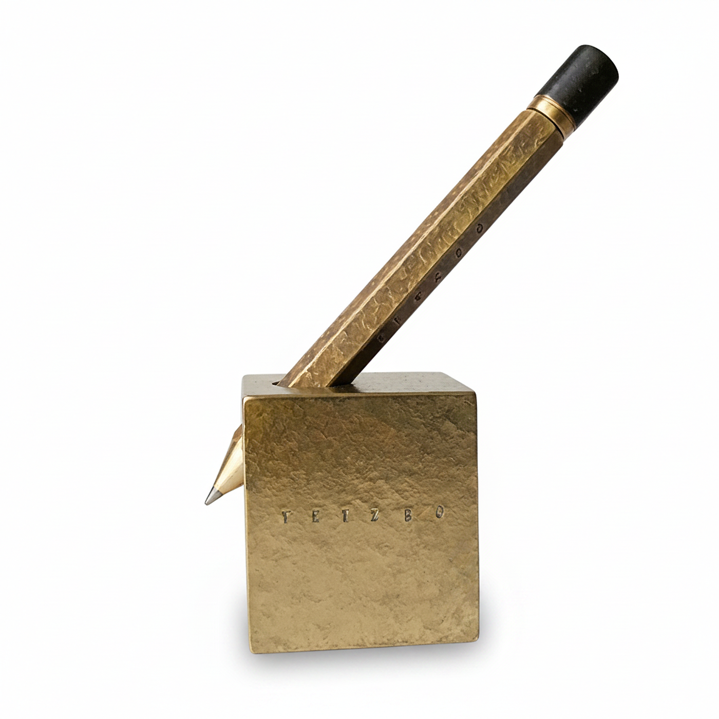 Portapenne - Ottone pieno